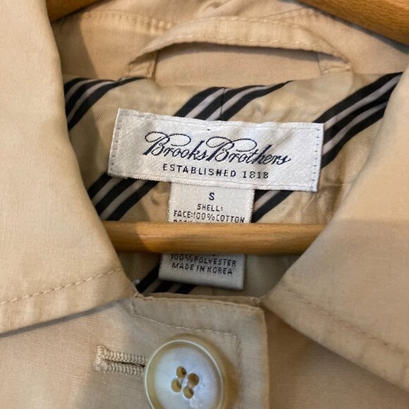 Smart Brooks Brothers Ladies trench coat S - Picture 3 of 4